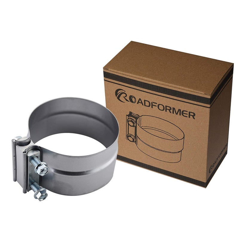 ROADFORMER 3.5" Lap Joint Exhaust Band Clamp Preformed Aluminized Steel - Image 3